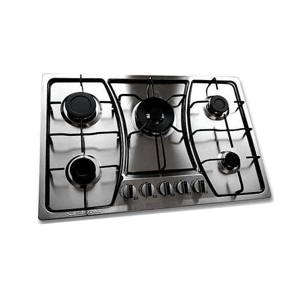 Plaque STAR ONE 5 feux ENCASTRABLE en INOX Plaque STAR ONE 5 feux ENCASTRABLE en INOX